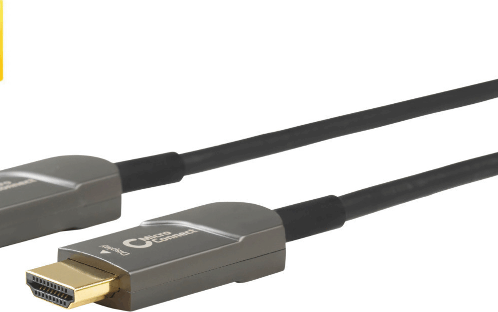 MicroConnect Premium - HDMI-Kabel mit Ethernet - HDMI männlich zu HDMI männlich - 15,0m - Hybrid Kupfer/Kohlefaser - Schwarz - HAOC-Kabel (Hybrid Active Optical Cable), Dolby TrueHD-Unterstützung, unterstützt 8K 120 Hz (7680 x 4320) (HDM191915V2.1OP)