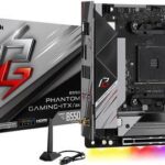 ASRock B550 Phantom Gaming-ITX/ax - Motherboard - Mini-ITX - Socket AM4 - AMD B550 - USB-C Gen2, USB 3.2 Gen 1, USB 3.2 Gen 2 - 2.5 Gigabit LAN, Wi-Fi, Bluetooth - Onboard-Grafik (CPU erforderlich) -