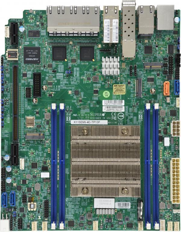 Supermicro MBD-X11SDW-4C-TP13F Server-/Workstation-Motherboard FCBGA2518 WIO System auf Chip (MBD-X11SDW-4C-TP13F+-O)