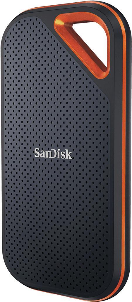 SanDisk Extreme PRO Portable V2 - SSD - 4TB - extern (tragbar) - USB 3,2 Gen 2x2 - 256-Bit-AES (SDSSDE81-4T00-G25)