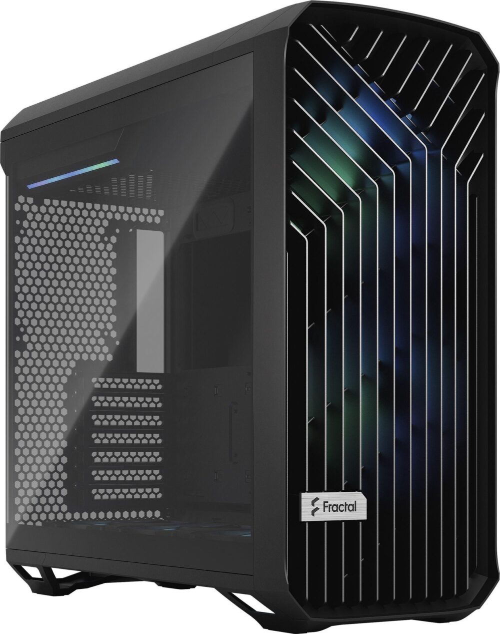 Fractal Design Torrent RGB - Tower - Erweitertes ATX - Seitenteil mit Fenster - keine Spannungsversorgung (ATX) - Schwarz - USB/Audio (FD-C-TOR1A-04)