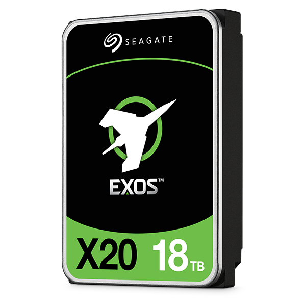 Seagate Exos X20 ST18000NM000D - Festplatte - 18 TB - intern - SAS 12Gb/s - 7200 U/min - Puffer: 256 MB