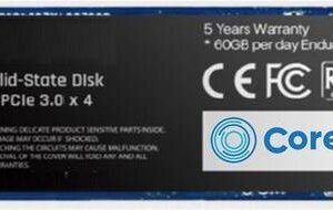 CoreParts CPSSD-M.2NVMEHE-2TB Internes Solid State Drive M.2 2000 GB PCI Express 3.0 3D NAND NVMe (CPSSD-M.2NVMEHE-2TB)