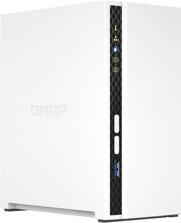 QNAP TS-233 - NAS-Server - 2 Schächte - SATA 6Gb/s - RAID 0, 1, JBOD - RAM 2GB - Gigabit Ethernet - iSCSI Support (TS-233)