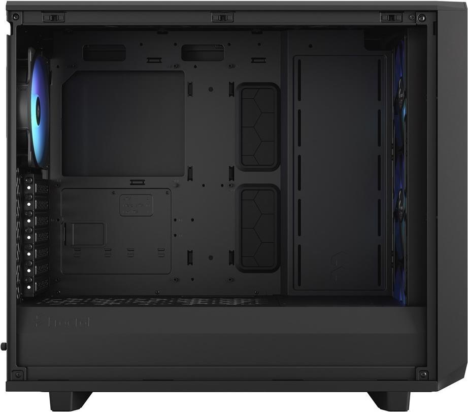 Fractal Design Meshify 2 Lite - Tower - Erweitertes ATX - Seitenteil mit Fenster (gehärtetes Glas) - keine Spannungsversorgung (ATX) - RGB black TG light tint - USB/Audio (FD-C-MEL2A-05)