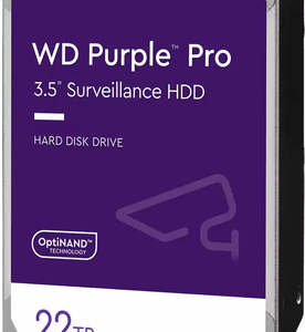 WD Purple Pro WD221PURP - Festplatte - 22TB - Videoüberwachung, Smart Video - intern - 3.5" (8,9 cm) - SATA 6Gb/s - 7200 U/min - Puffer: 512MB (WD221PURP)