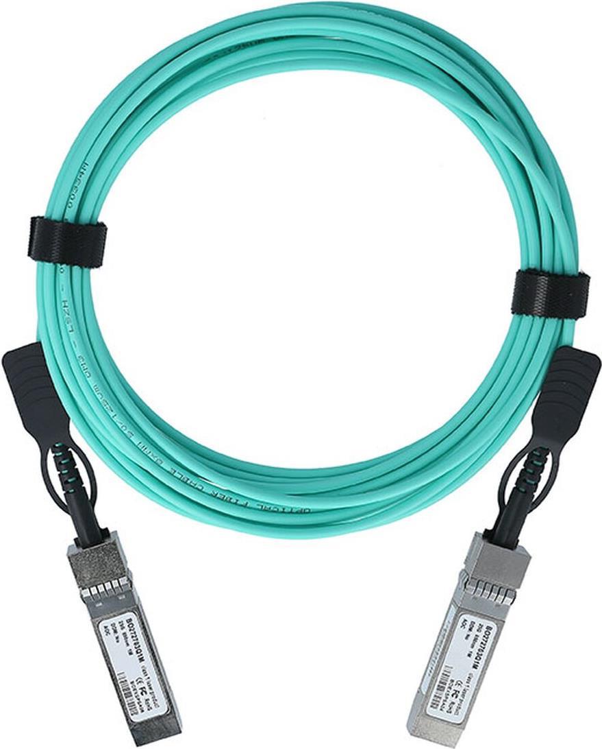 Kompatibles Source Photonics SFP28-AOC-15M SFP28 BlueOptics Aktives Optisches Kabel (AOC), 25GBASE-SR, Ethernet, Infiniband, 15 Meter (SFP28-AOC-15M-SP-BO)