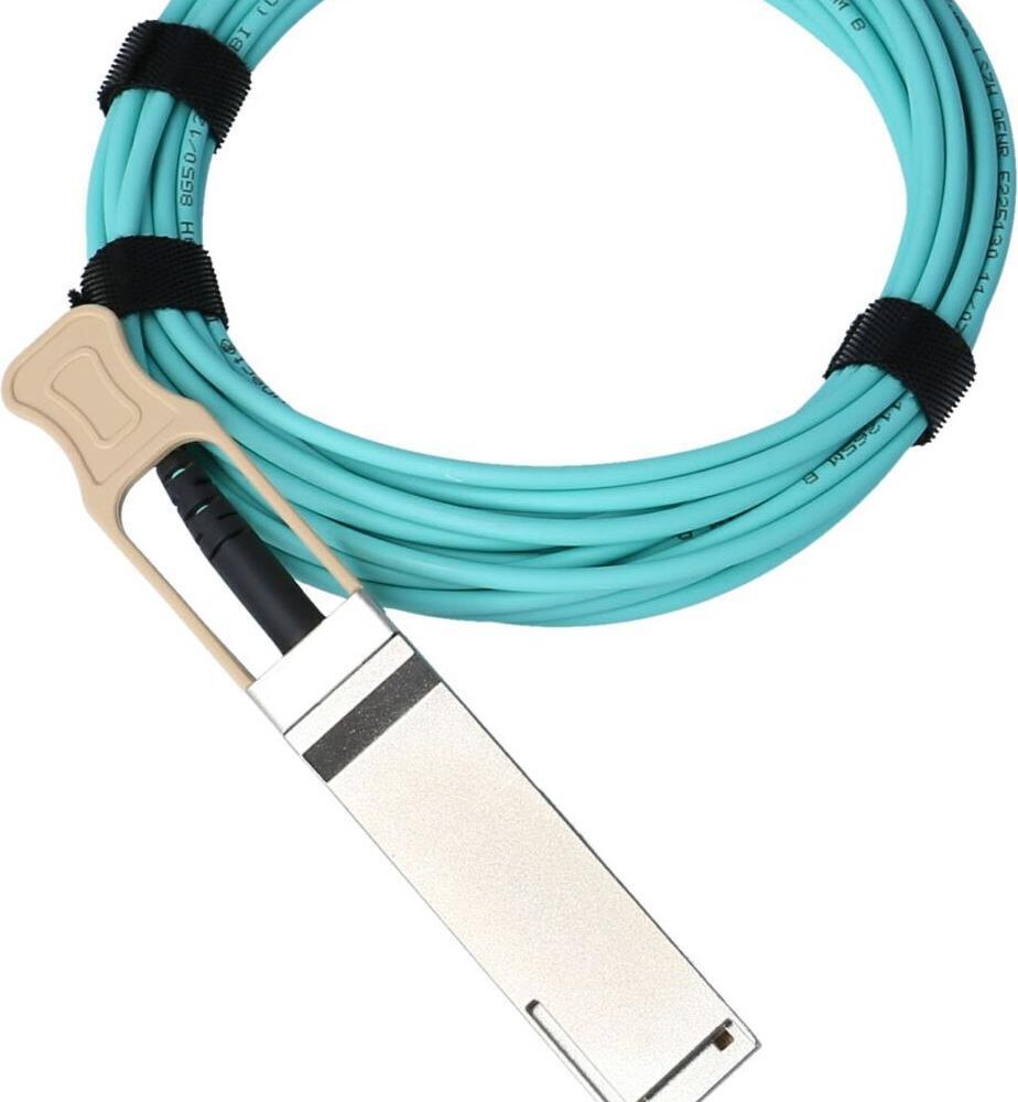 Kompatibles Avaya AA1404028-7M QSFP BlueOptics Aktives Optisches Kabel (AOC), 40GBASE-SR4, Ethernet, Infiniband FDR10, 7 Meter (AA1404028-7M-BO)