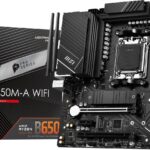 MSI PRO B650M-A WIFI - Motherboard - Mini-ATX - Socket AM5 - AMD B650 Chipsatz - USB 3,2 Gen 1, USB 3,2 Gen 2, USB-C 3,2 Gen2 - 2,5 Gigabit LAN, Wi-Fi, Bluetooth - Onboard-Grafik (CPU erforderlich) -