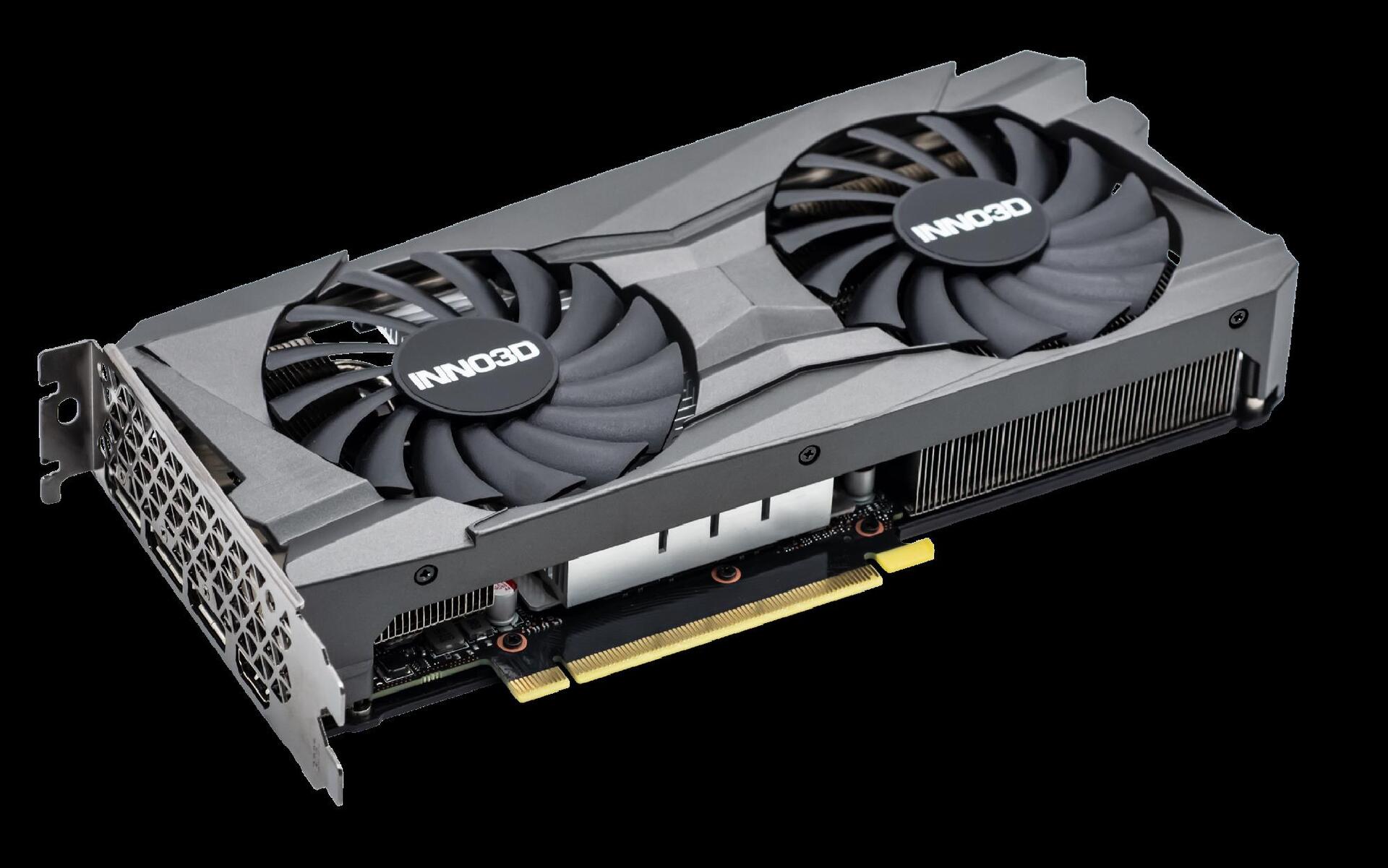 InnoVISION Inno3D GeForce RTX 3060 TWIN X2 OC - Grafikkarten - GF RTX 3060 - 8GB GDDR6 - PCIe 4,0 x16 - 3 x DisplayPort, HDMI (N30602-08D6X-11902130)