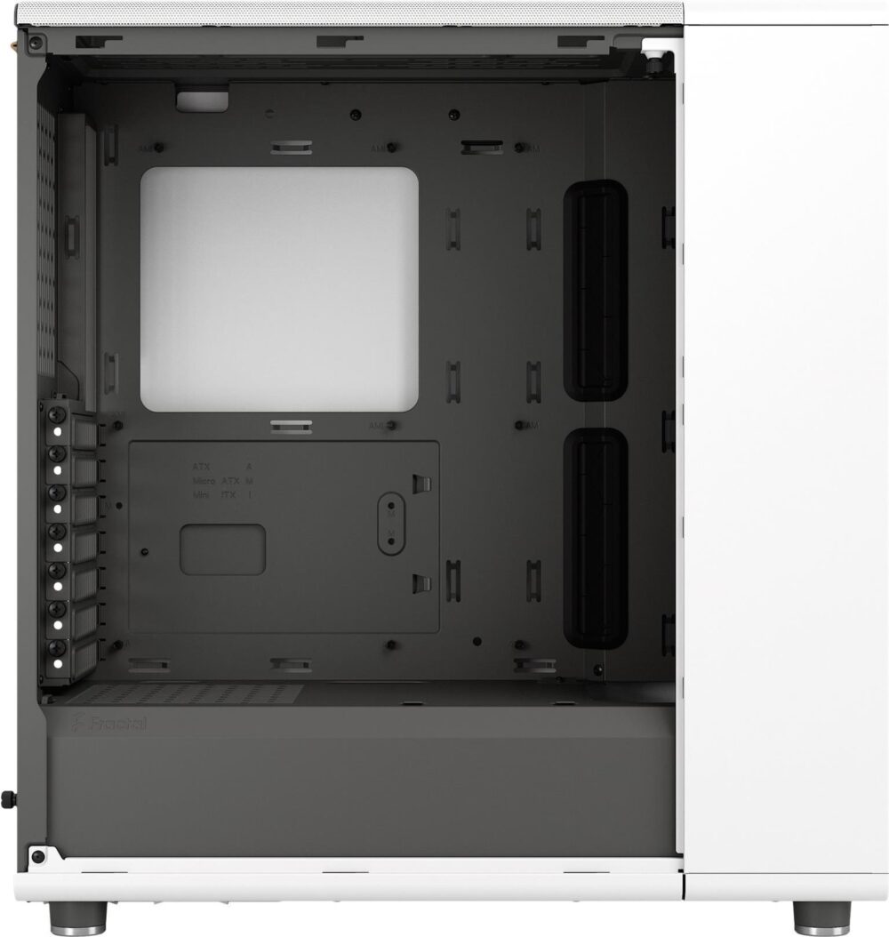 Fractal Design North - Mid tower - ATX - Seitenteil mit Fenster (gehärtetes Glas) - keine Spannungsversorgung (ATX) - Chalk White - USB/Audio (FD-C-NOR1C-04)