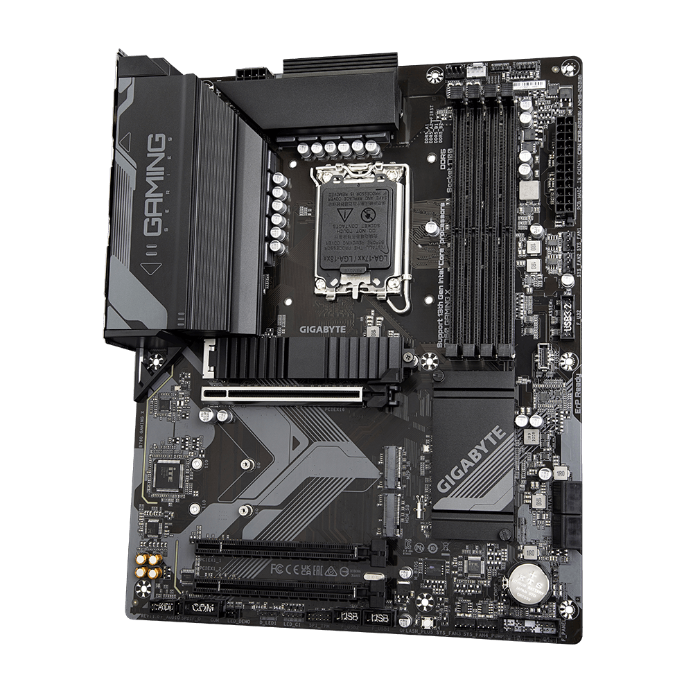 Gigabyte B760 GAMING X - Intel - LGA 1700 - Intel® Celeron® - Intel® Core™ i3 - Intel® Core™ i5 - Intel® Core™ i7 - Intel® Core™ i9,... - LGA 1700 - DDR5-SDRAM - 128 GB (B760 GAMING X)