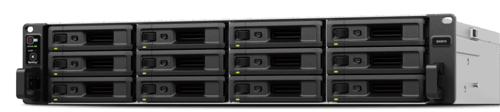 Synology SA SA3610 NAS & Speicherserver Rack (2U) Eingebauter Ethernet-Anschluss Schwarz - Grau D-1567 (SA3610)