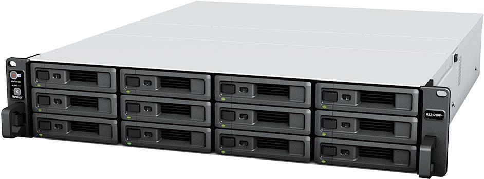 Synology RackStation RS2423+ NAS & Speicherserver Rack (2U) Eingebauter Ethernet-Anschluss Schwarz - Grau V1780B (RS2423+)