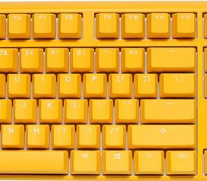DuckyChannel Ducky One 3 - Tastatur - Hintergrundbeleuchtung - USB - QWERTZ - Deutsch - Tastenschalter: CHERRY MX Speed Silver - Yellow Ducky (DKON2108ST-PDEPDYDYYYC1)