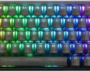 DuckyChannel Ducky One 3 SF Aura - Tastatur - Hintergrundbeleuchtung - USB-C - QWERTZ - Deutsch - Tastenschalter: CHERRY MX Red - Aura Black (DKON2167ST-RDEPDABAAAC1)