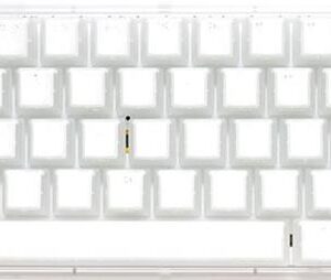 DuckyChannel Ducky One 3 Mini - Aura Edition - Tastatur - Hintergrundbeleuchtung - USB - QWERTZ - Deutsch - Tastenschalter: CHERRY MX Speed Silver - Aura White (DKON2161ST-PDEPDAWWWWC1)