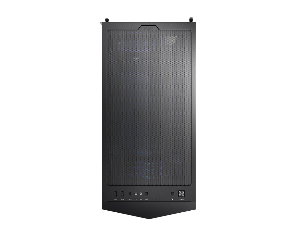 MSI MPG GUNGNIR 300R AIRFLOW - Mid tower - E-ATX - Seitenteil mit Fenster (gehärtetes Glas) - keine Spannungsversorgung (ATX) - Schwarz - USB/Audio (306-7G21R21-W57)