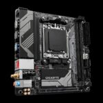 Gigabyte A620I AX - 1,0 - Motherboard - Mini-ITX - Socket AM5 - AMD A620 Chipsatz - USB 3,2 Gen 1, USB-C 3,2 Gen 1, USB 3,2 Gen 2 - 2,5 Gigabit LAN, Wi-Fi 6E, Bluetooth - Onboard-Grafik (CPU erforder
