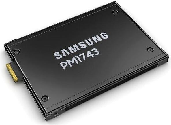Samsung PM1743 MZWLO3T8HCLS - SSD - verschlüsselt - 3,84TB - intern - 2.5" (6,4 cm) - PCI Express 5,0 x4 (NVMe) - 256-bit AES-XTS - TCG Opal Encryption 2,0 (MZWLO3T8HCLS-00A07)