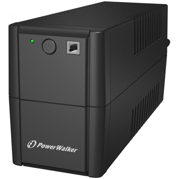 PowerWalker VI 850 SE gruppo di continuità [UPS] A linea interattiva 0,85 kVA 480 W 2 presa[e] AC (VI 850 SH UPS 850VA/480W - Line Interactive - 1xBattery 12V/9Ah - Warranty: 24M)
