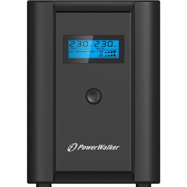 PowerWalker VI 2200 SHL Schuko gruppo di continuità [UPS] A linea interattiva 2,2 kVA 1200 W 4 presa[e] AC (VI 2200 SHL UPS 2200VA/1200W - Line-Interactive with 2x - Schuko + 2x IEC outlet - Warranty: 24M)