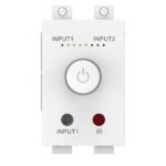 Vision TC3-AMP amplificatore audio 2.0 canali Casa Bianco (2 x 25w [RMS at 8 Ohms] - Two inputs [input 1 duplicated on front] - Remote control - comes on at preset level or resume previous volume - U