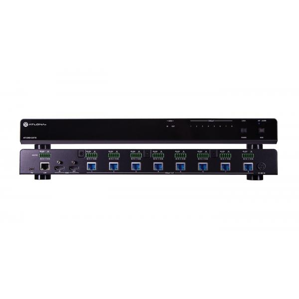 Atlona AT-UHD-CAT-8 conmutador de vídeo HDMI (AT-UHD-CAT-8 - 4K / UHD 8-Output HDMI to HDBaseT Distribution Amplifier)