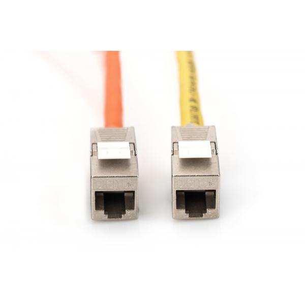 Digitus Modulo Keystone CAT 6A, schermato con gestione intelligente dei cavi, set [24 pezzi] (DIGITUS CAT 6A KEYSTONE JACK - 500 MHZ SHIELDED SET 24 PCS)