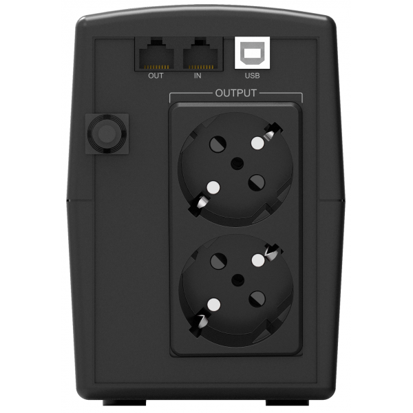 PowerWalker VI 800 STL gruppo di continuità [UPS] A linea interattiva 0,8 kVA 480 W 2 presa[e] AC (Basic VI 800 STL - UPS 800VA/480W - Line Interactive, HID driver - Warranty: 24M)