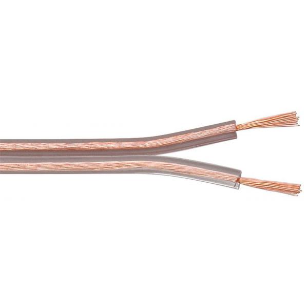 Microconnect AUDSPEAKER7-100 cavo audio 100 m Trasparente (Speaker cable, 100m, - 2x2,5mm?, Transparent cable - diameter 2 x 2,5 mm? CCA cable: 2x50/0,25 mm, outer: 3,8x8,0 mm . - Warranty: 300M)