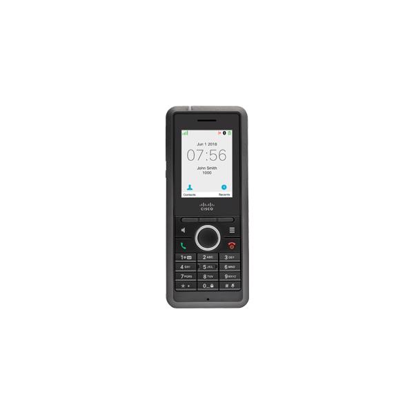 Cisco IP DECT 6825 Bundle telefono IP Nero LED (Cisco IP DECT Phone 6825 - Handset estensione cordless - con interfaccia Bluetooth - DECT - SIP - 2 righe - con Stazione Base multi-cella Cisco IPDECT 210)
