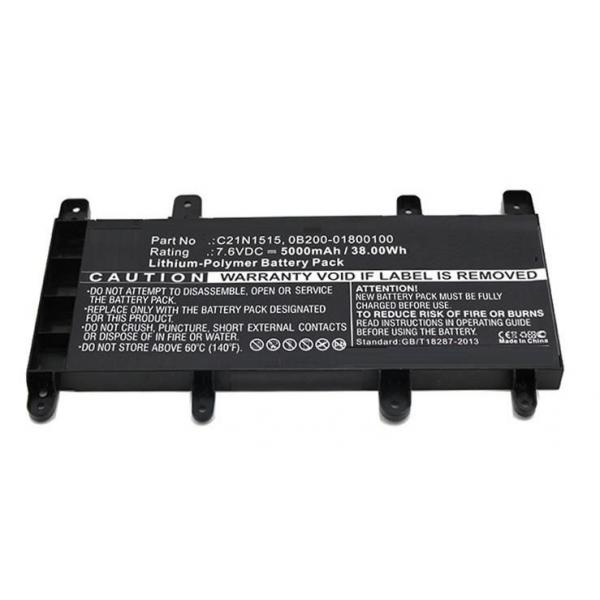 CoreParts MBXAS-BA0060 ricambio per laptop Batteria (Laptop Battery for Asus - 36.26Wh Li-Pol 7.4V 4900mAh - Black - Warranty: 12M)
