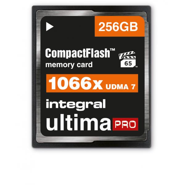Integral INCF256G1066X memoria flash 256 GB CFast (256GB COMPACT FLASH MEMORY CARD CF UDMA 7 VPG-65 UP TO R-160 W-140 1066X INTEGRAL)
