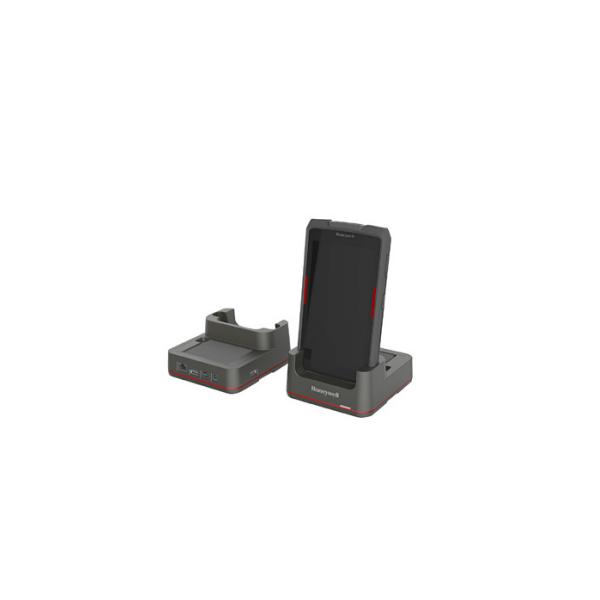 Honeywell EDA71-EB-0 docking station per dispositivo mobile Computer portatile Nero, Rosso (Communications home base - spare battery charge slot - 1 x Ethernet, 3 x USB host type A, 1 x USB client type A - Warranty: 12M)