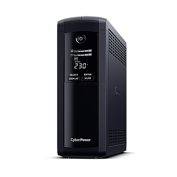 CyberPower VP1200EILCD gruppo di continuità [UPS] A linea interattiva 1,2 kVA 720 W 8 presa[e] AC (CYBERPOWER VP1200EILCD SOHO UPS 1200VA/720W; AVR Line-Interactive GreenPower Energy Saving Technology LCD USB Shutdownsoftware 8xIEC Outlets [2Years warranty])
