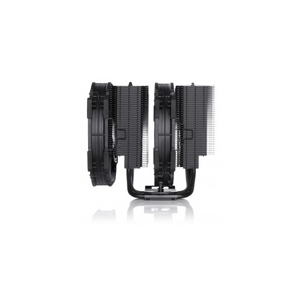 Noctua NH-D15 CH.BK sistema di raffreddamento per computer Processore Raffreddatore d'aria 14 cm Nero (Noctua NH-D15 Chromax Pure Black CPU Cooler with Dual 140m Fans)