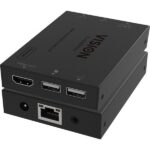 Vision HDMI-over-IP Transmitter Trasmettitore AV Nero (Transmitter only, receiver needs to be purchased separately - Transmits HDMI One-to-One or One-to-Many - Transmits USB 1.1 - Plug and play - IR