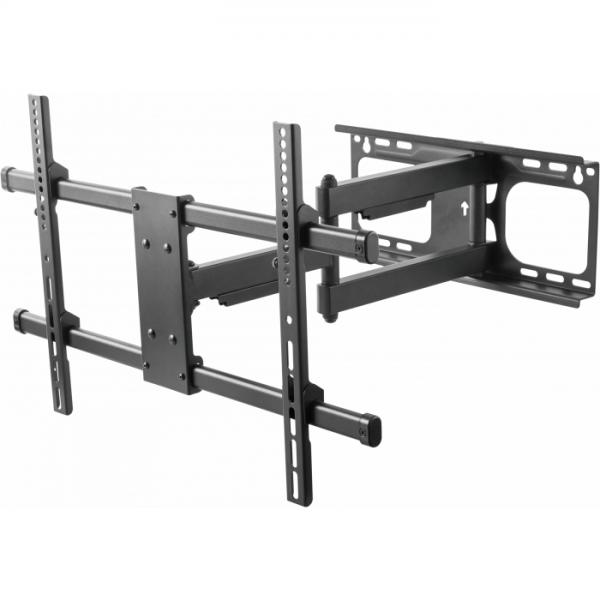 Vision VFM-WA6X4/3 Supporto TV a parete 177,8 cm [70] Nero (Fits display 42-70 with vesa sizes up to 600 x 400 - 5 degree tilt up 15 degree tilt down - 6 degree rotation adjustment - reach from wall 69 to 615 mm- cable management - thumbscrews - SWL 30 kg - black)