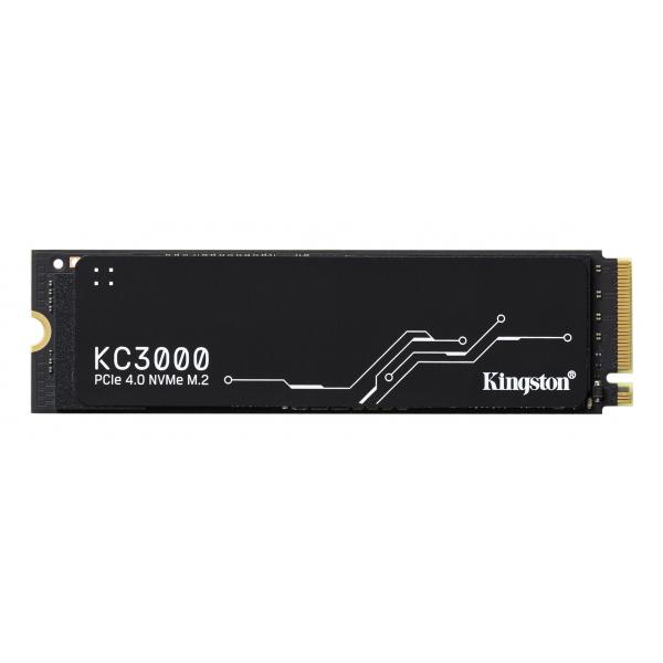 Kingston Technology 2048G KC3000 M.2 2280 NVMe SSD (Kingston KC3000 - SSD - 2048 GB - interno - M.2 2280 - PCIe 4.0 [NVMe] - per Intel Next Unit of Computing 12 Pro Kit - NUC12WSKi5)