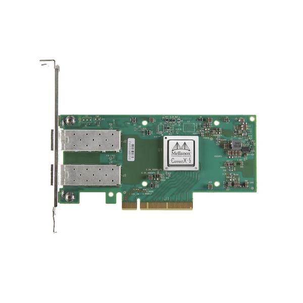 Nvidia ConnectX-5 Interno Fibra 25000 Mbit/s (NVIDIA ConnectX-5 EN NIC 10/25GbE DP SFP28 dual-port, PCIe3.0 x8, tall bracket, ROHS R6)