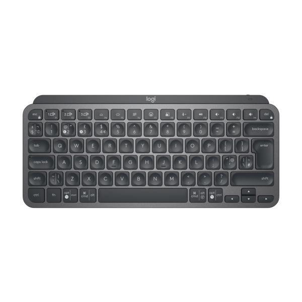 Logitech 920-011060 tastiera Mouse incluso Ufficio RF senza fili + Bluetooth QWERTY Inglese UK Grafite (Logitech MX Keys Mini Combo for Business -keyboad) - Versione UK