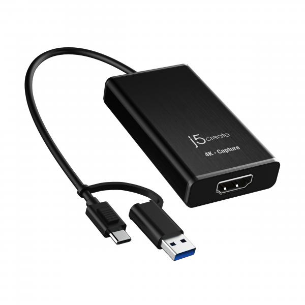 j5create JVA11-N Adattatore di acquisizione HDMI™ 4K (4K HDMI CAPTURE ADAPTER - )