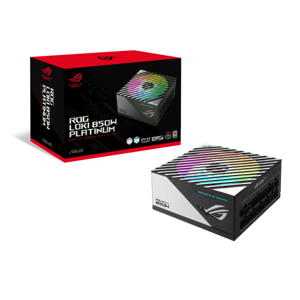 ASUS ROG Loki SFX-L 850W Platinum alimentatore per computer 24-pin ATX Nero, Argento (ASUS ROG Loki SFX-L 850W Platinum enhe)