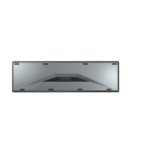 CHERRY DW 9500 SLIM tastiera Mouse incluso Universale RF senza fili + Bluetooth QWERTY Nordic Nero, Grigio (DW 9500 SLIM KEYBOARD COMBO - WIRELESS BLACK PAN-NORDIC) - Versione Tedesca