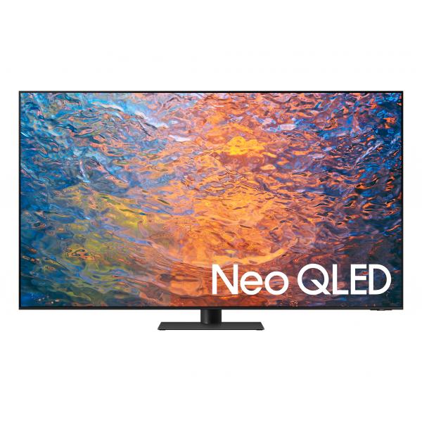 Samsung Series 9 QN95C 2,16 m [85] 4K Ultra HD Smart TV Wi-Fi Nero (85 INCH Neo QLED Powered by Qauntum Dot Quantum Matrix Technology Neo Q HDR+ Neural Quantum Processor 4K Ultra Viewing Angle with Anti R)