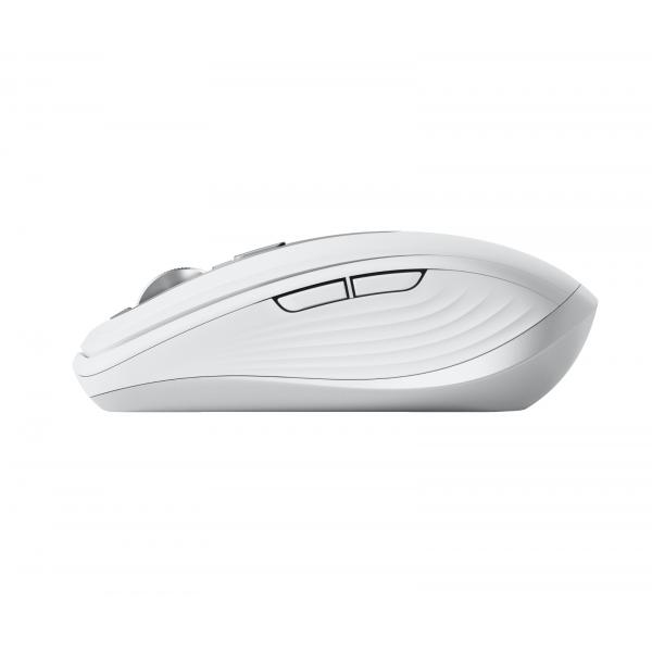 Logitech 910-006930 mouse Ufficio Mano destra RF senza fili + Bluetooth Laser 8000 DPI (Logitech MX Anywhere 3S - Mouse - ottica - 6 pulsanti - senza fili - Bluetooth - grigio pallido)