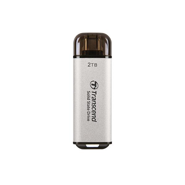 Transcend ESD300 2 TB USB tipo-C Argento (Transcend ESD300S - 2 TB - Ekstern SSD)