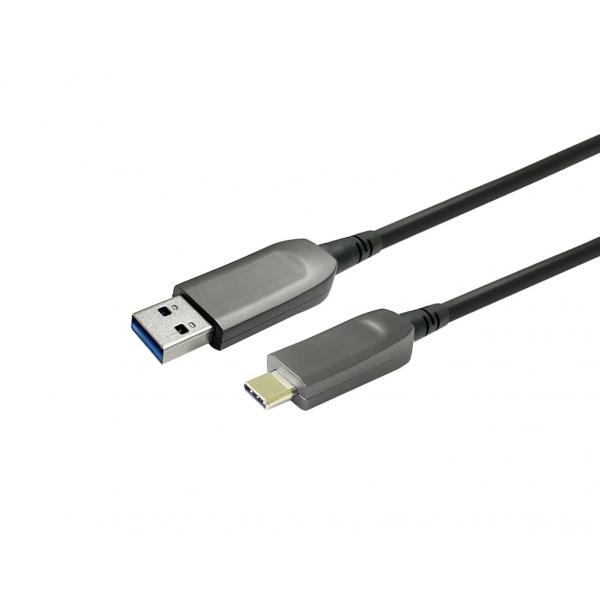 Vivolink PROUSBCAMMOP30 cavo USB USB 3.2 Gen 1 [3.1 Gen 1] 10 m USB C USB A Nero (USB-A to USB-C M/M Optic - Fiber Cable 30m - Warranty: 144M)