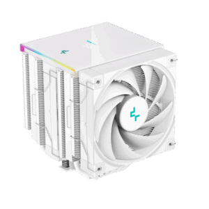 DeepCool AK620 Digital WH Processore Raffreddatore d'aria 12 cm Bianco 1 pz (DeepCool AK620 Digital CPU Cooler, White, 2x 120mm Fan, Dual Tower, ARGB, 6x Direct Touch Copper Heatpipes, Intel/AMD)
